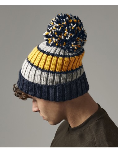 BEE-B392-Hygge Striped Beanie